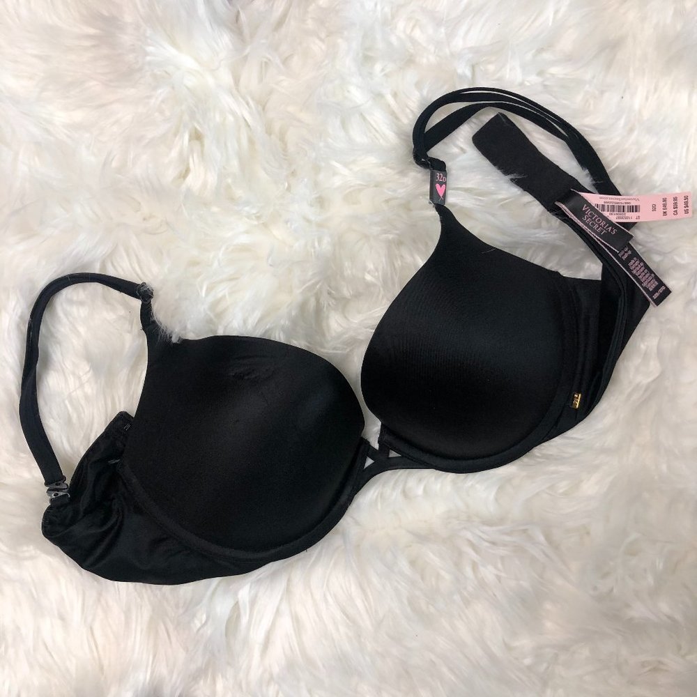 NWT Victoria's Secret Very Sexy Push Up Black 32D